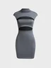 【Final Sale】Y2k Gray Cut out Dress Mini Dress