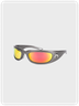 Plastic Sunglasses Color Block Glasses