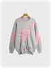 Knitted Hollow Out Long Sleeve Sweater