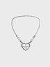 Metal Heart/Cordate Necklace