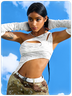 Y2K Off White Asymmetrical Design Arm Sleeves Cyberpunk Top Women Top