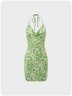 【Clearance Sale】Casual Green Dress Mini Dress