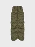 Street Black Cargo Bottom Skirt