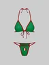 Jersey Mexico Color Block Bikini