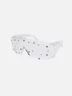 Rhinestone Wrap Design Fashion Glasses