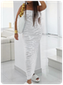 Strapless Plain Tube Maxi Dress