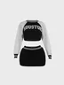 Jersey Color Block Top With Skirt Two-Piece Set